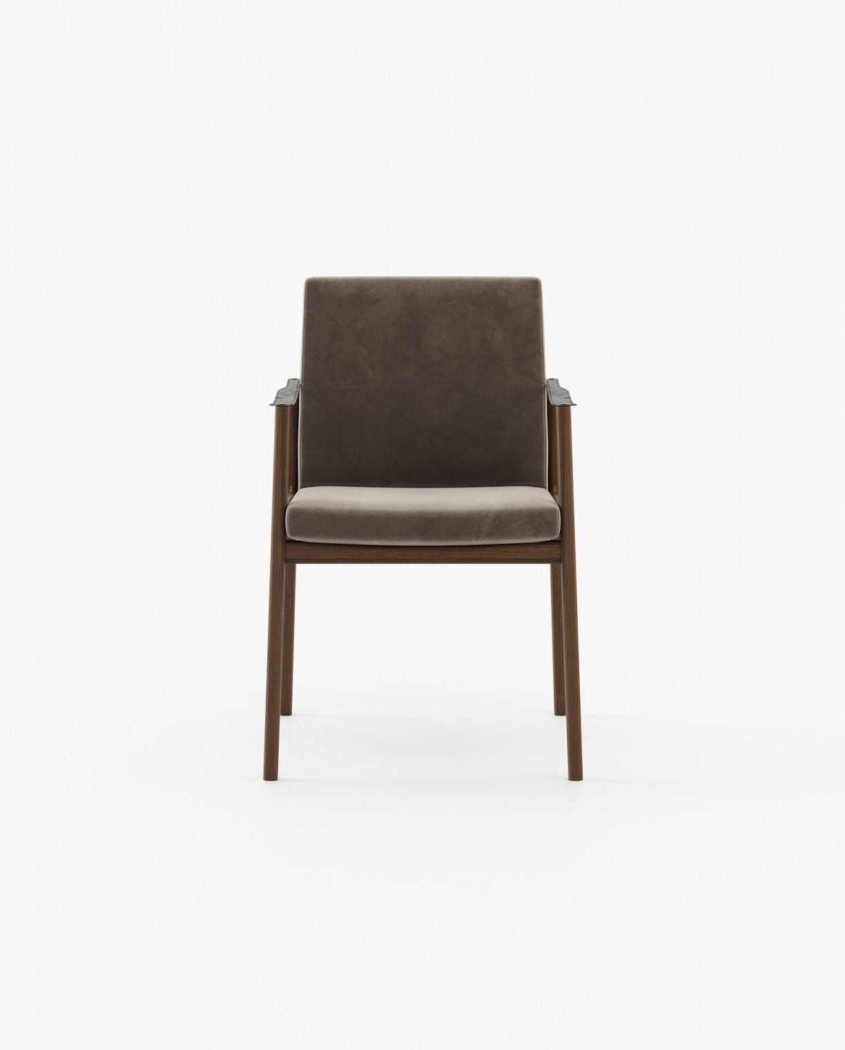 Laskasas JAYNE with arms Dining Chair & Bench Vienna Khaki - Araco Interiors