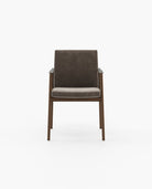 Laskasas JAYNE with arms Dining Chair & Bench Vienna Khaki - Araco Interiors