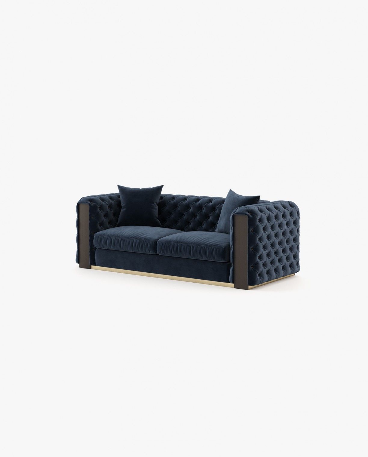 Laskasas JEAN 2 seater Sofa Vienna Deep Blue - Araco Interiors