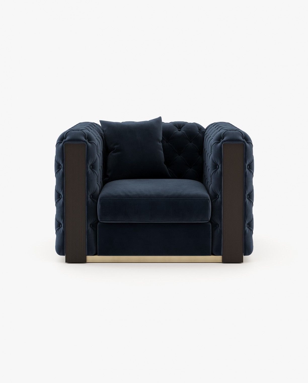 Laskasas JEAN single Sofa Vienna Deep Blue - Araco Interiors