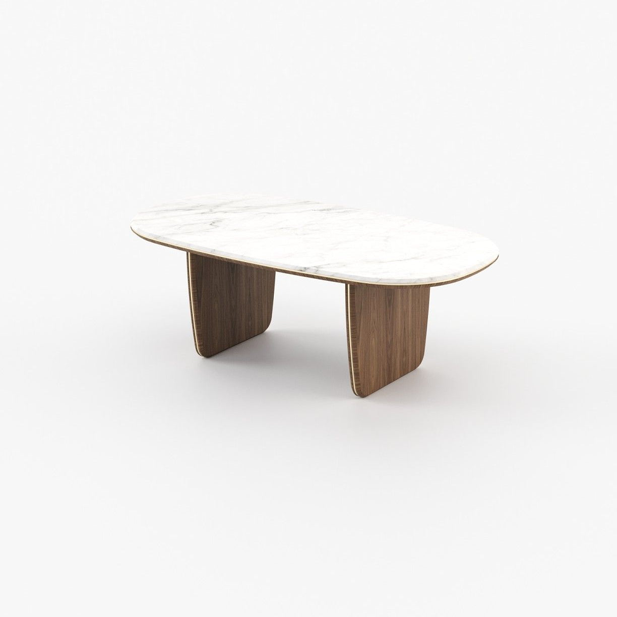 Laskasas JEANE Dining & Bar Table Carrara Marble - Araco Interiors