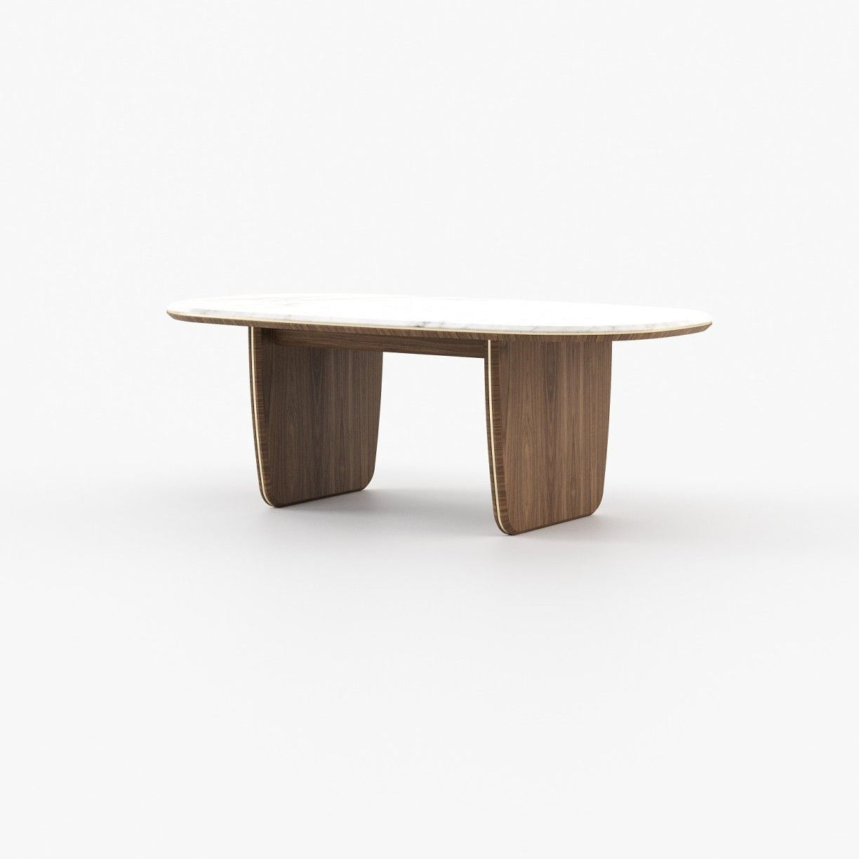 Laskasas JEANE Dining & Bar Table Carrara Marble - Araco Interiors