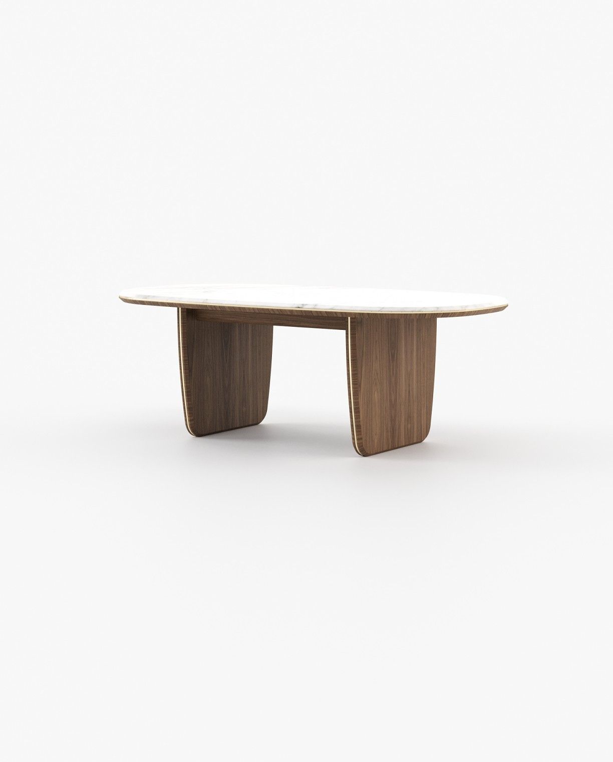 Laskasas JEANE Dining & Bar Table Carrara Marble - Araco Interiors