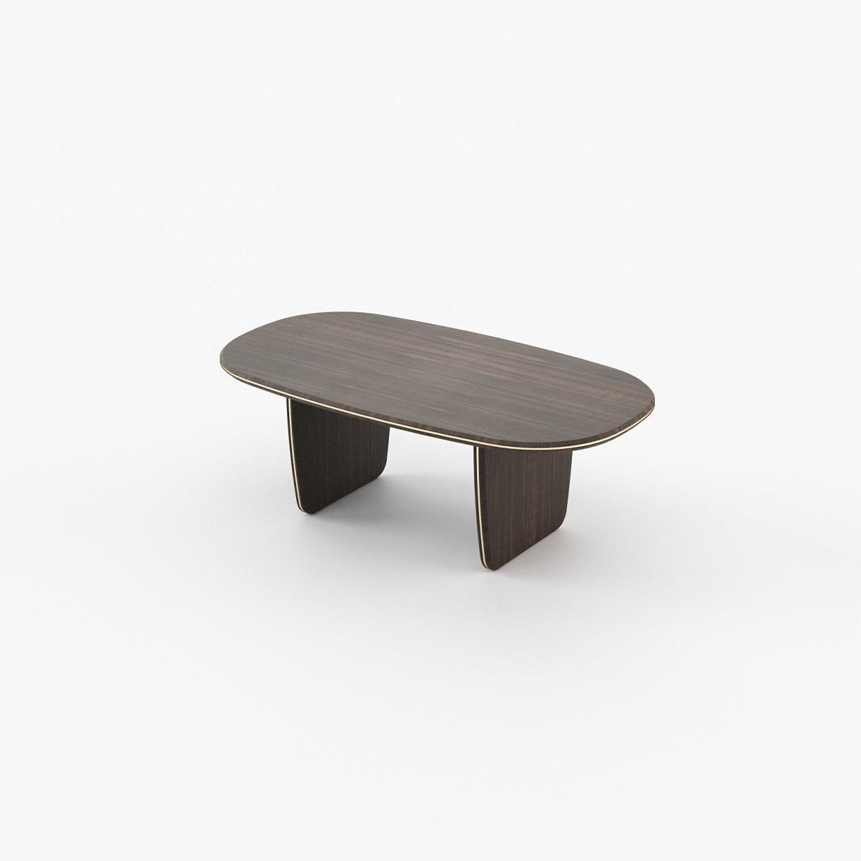 Laskasas JEANE Dining & Bar Table Smoked Eucalyptus Veneer Matte - Araco Interiors