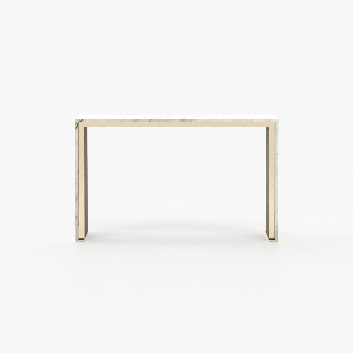 Laskasas JILL Console Table Smoked Eucalyptus Veneer Matte - Araco Interiors