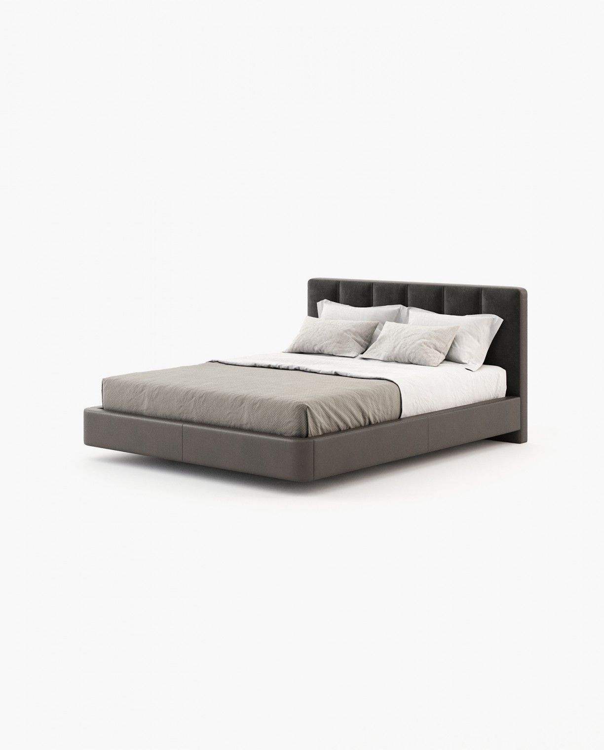 Laskasas JODY Bed & Headboard Vienna Anthracite - Araco Interiors