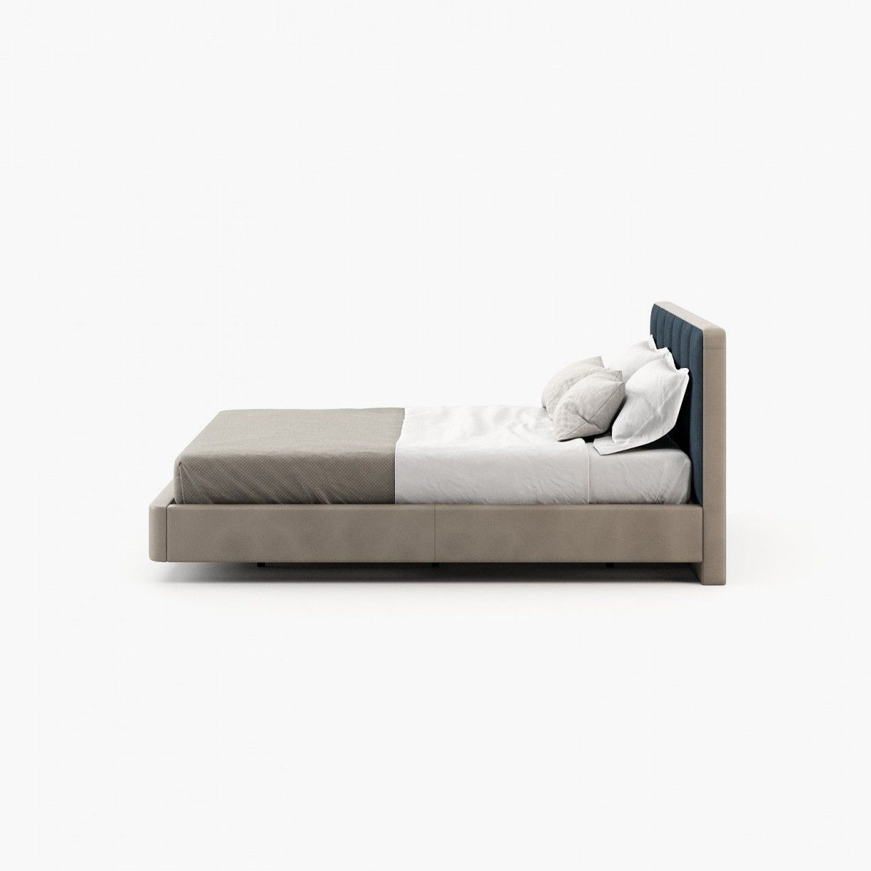 Laskasas JODY Bed & Headboard Vienna Deep Blue - Araco Interiors