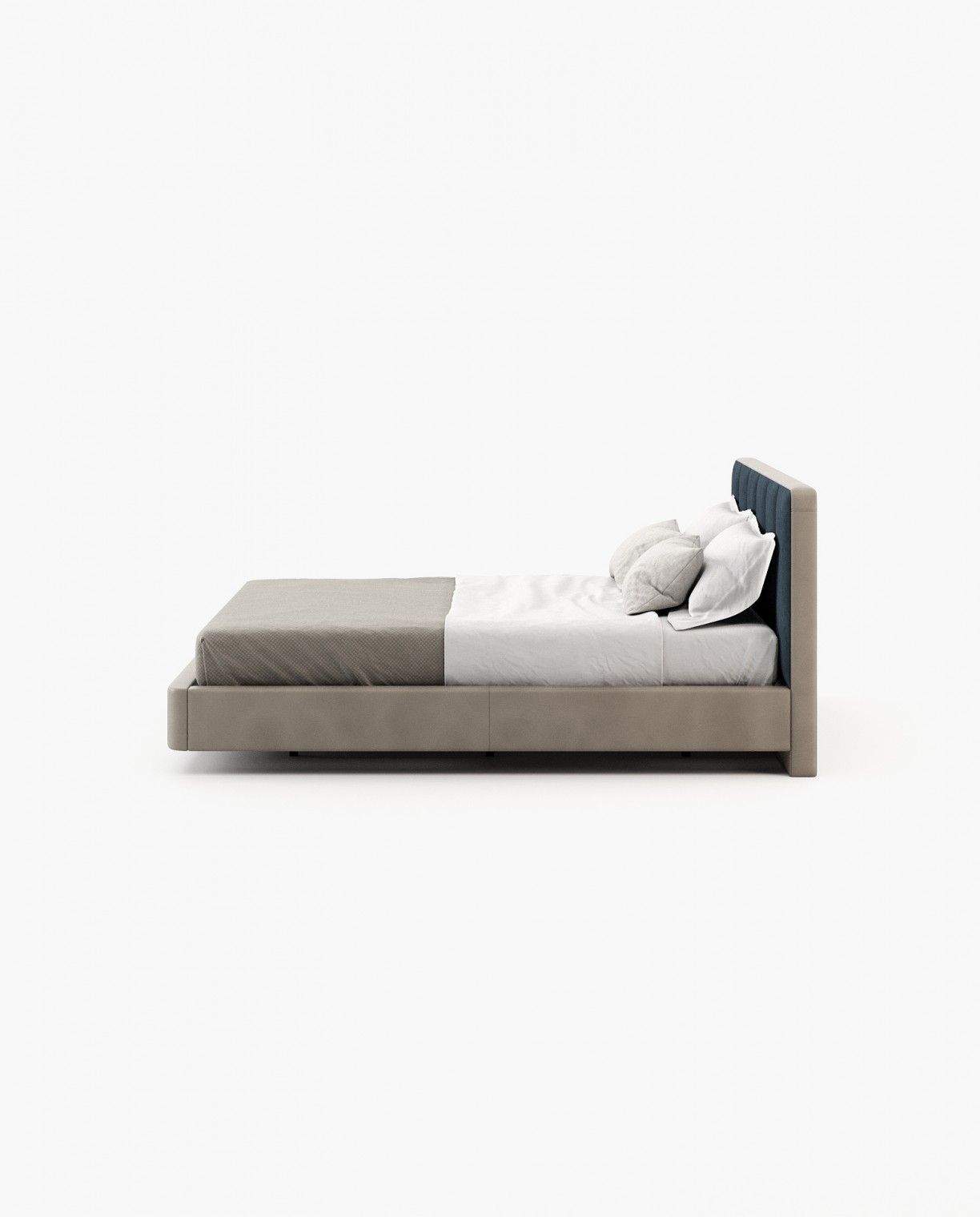 Laskasas JODY Bed & Headboard Vienna Deep Blue - Araco Interiors