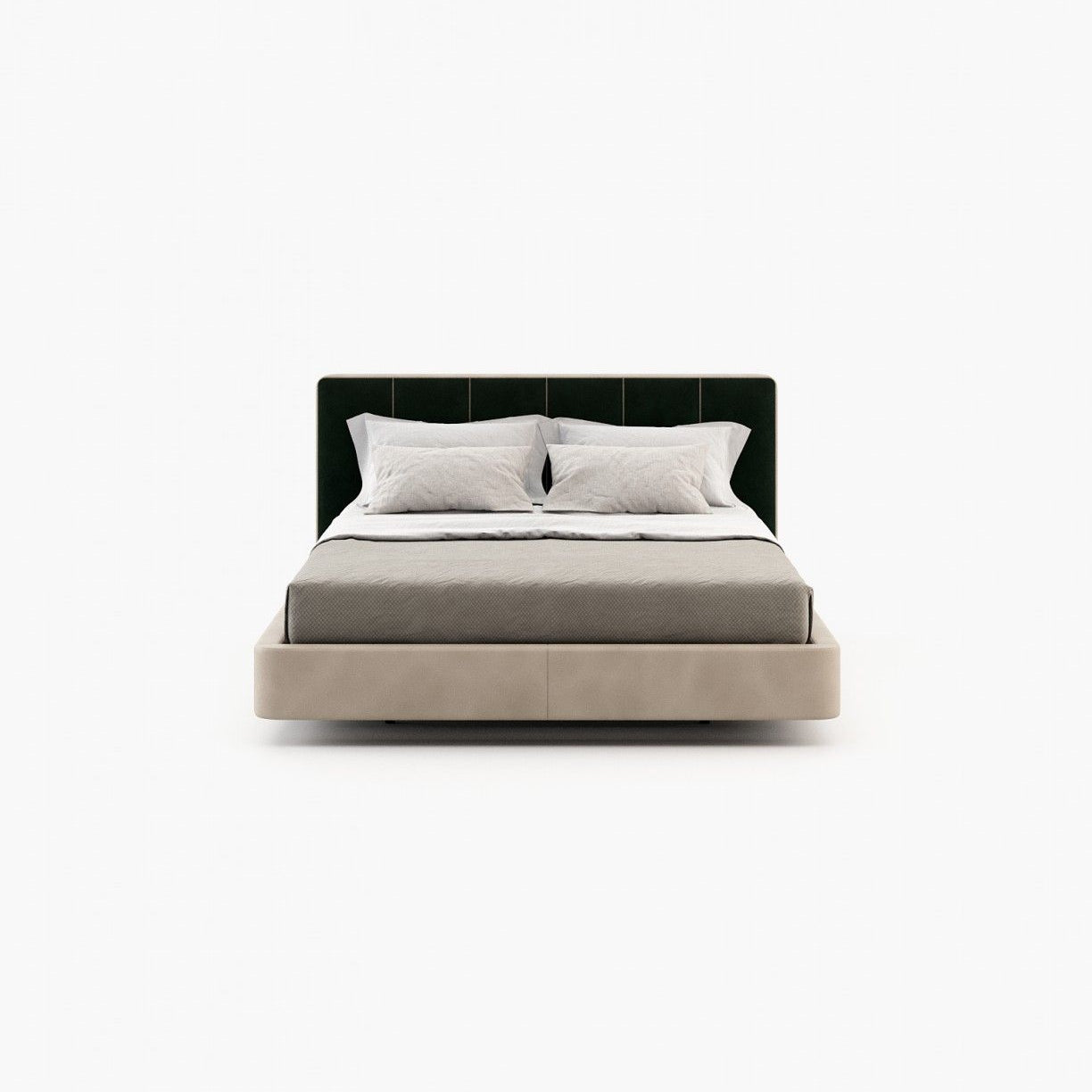 Laskasas JODY Bed & Headboard Vienna Green - Araco Interiors