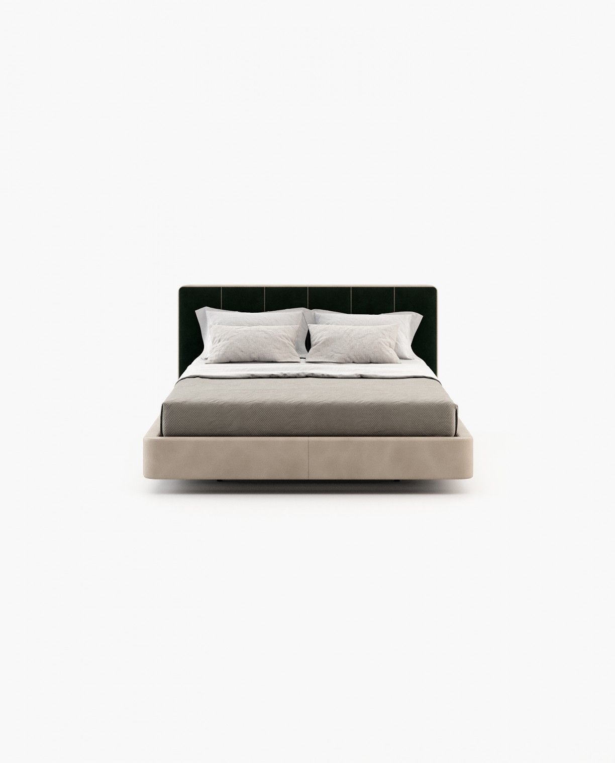 Laskasas JODY Bed & Headboard Vienna Green - Araco Interiors