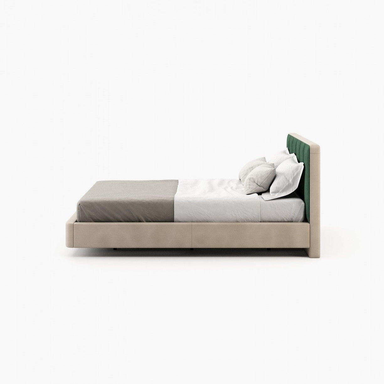 Laskasas JODY Bed & Headboard Vienna Green - Araco Interiors