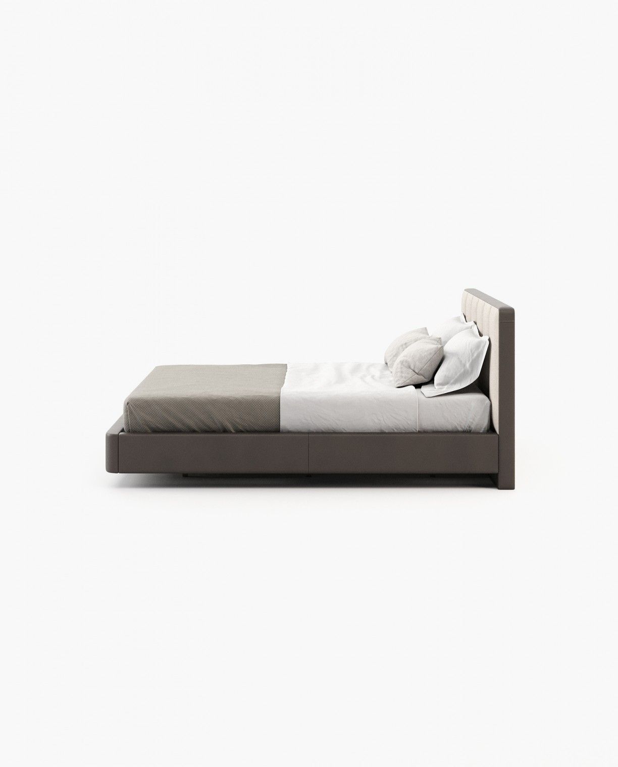 Laskasas JODY Bed & Headboard Xangai White - Araco Interiors