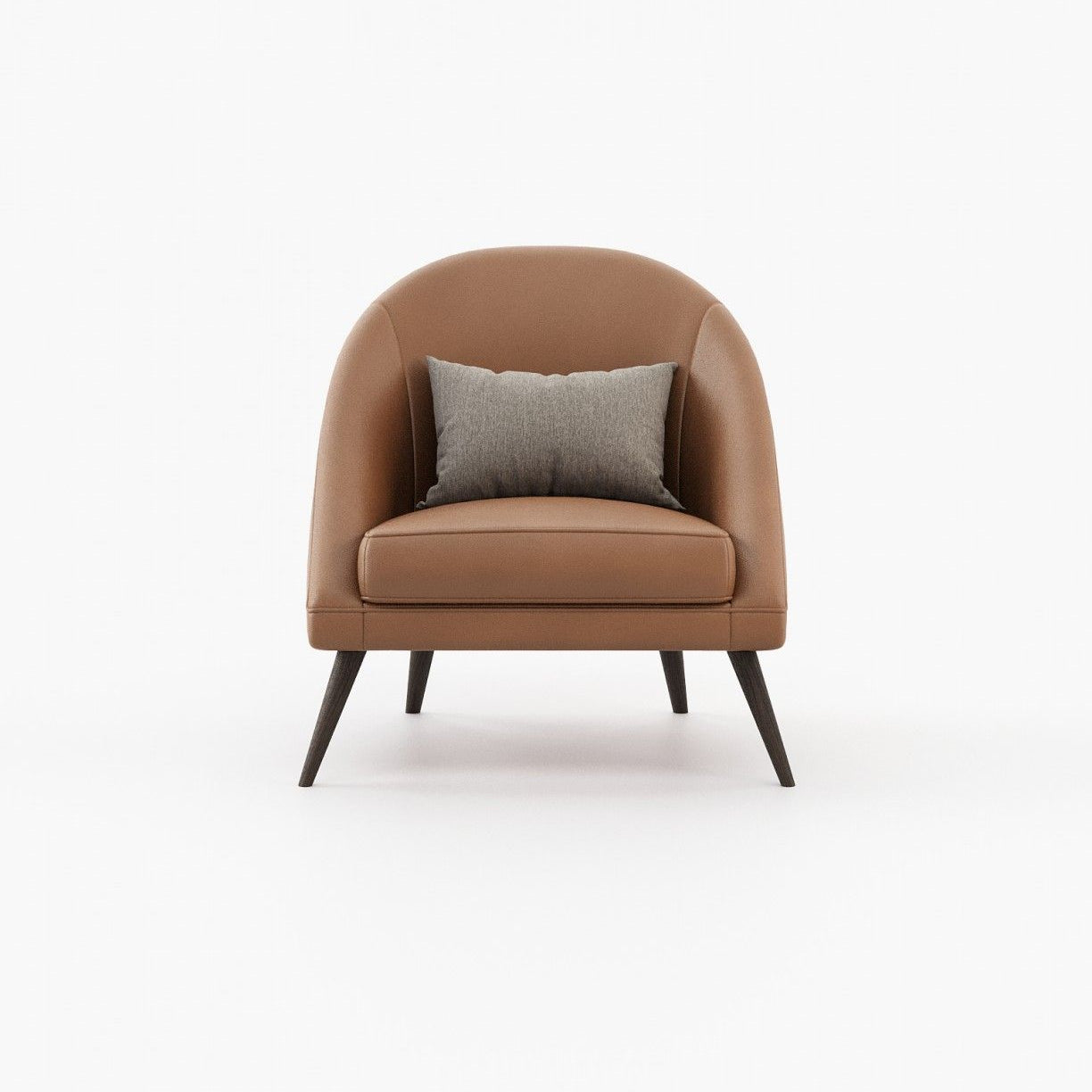 Laskasas JOE Armchair Berlin Camel Leather - Araco Interiors