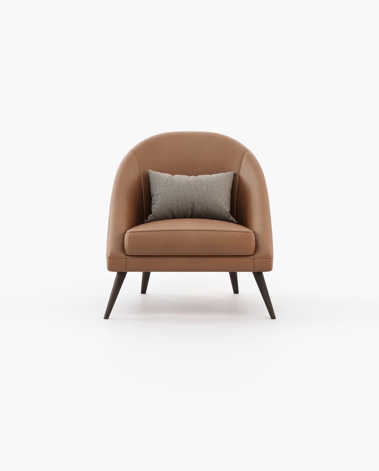 Laskasas JOE Armchair Berlin Camel Leather - Araco Interiors
