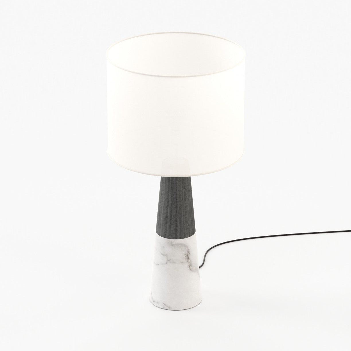 Laskasas JUDE Table & Desk Lamp Carrara Marble - Araco Interiors