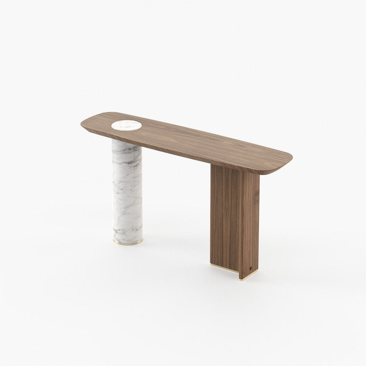 Laskasas KAHLO Console Table Walnut Veneer Matte - Araco Interiors