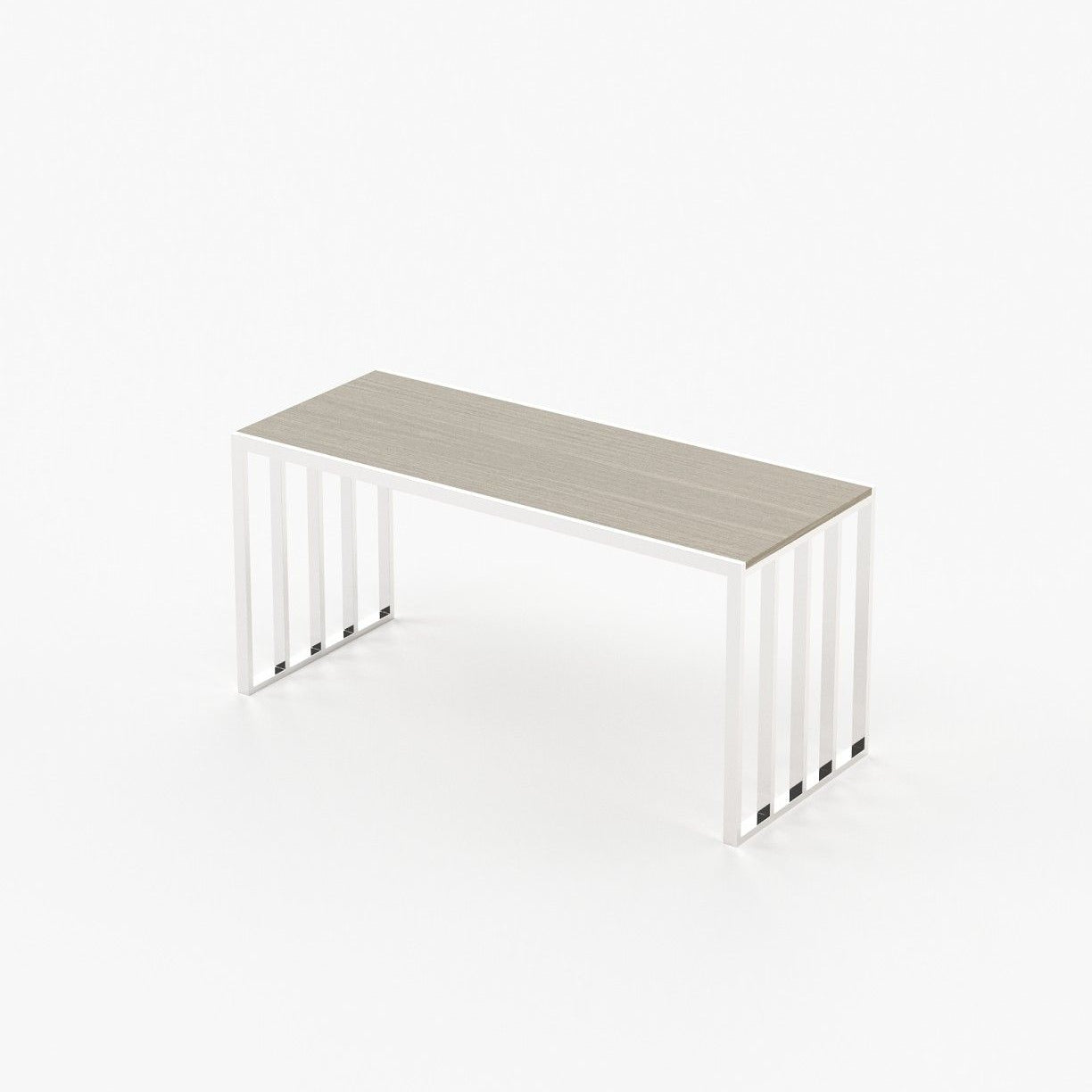 Laskasas KAMPALA Desk Aged Oak Veneer Matte - Araco Interiors