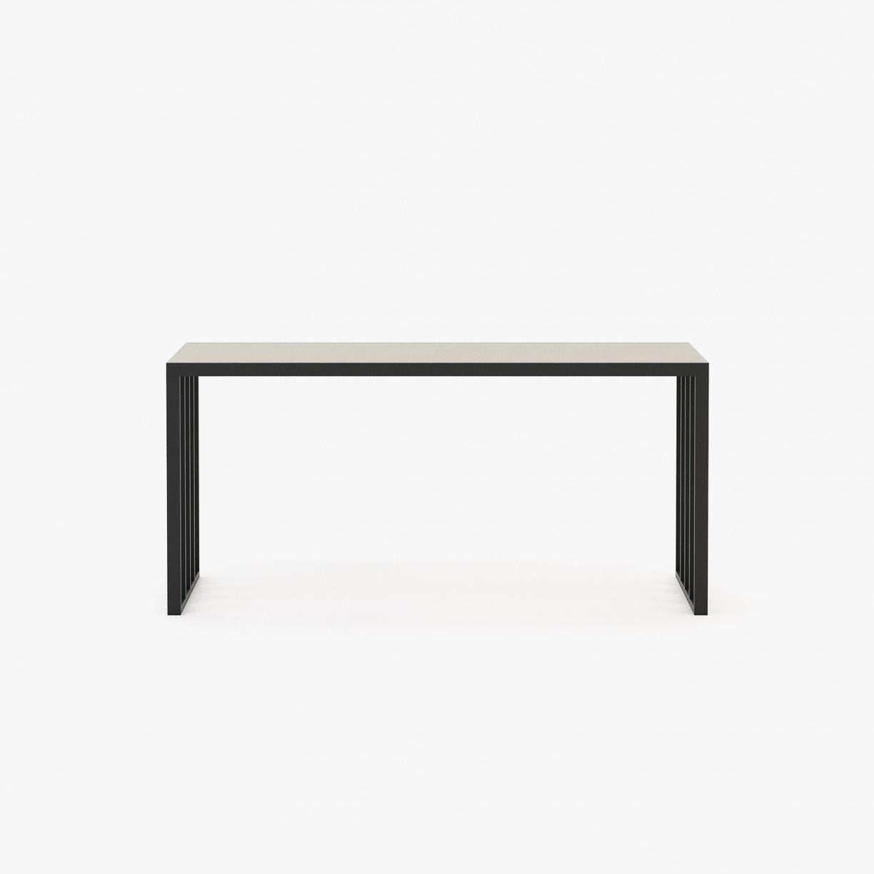 Laskasas KAMPALA Desk Beige Grey Lacquer Matte - Araco Interiors