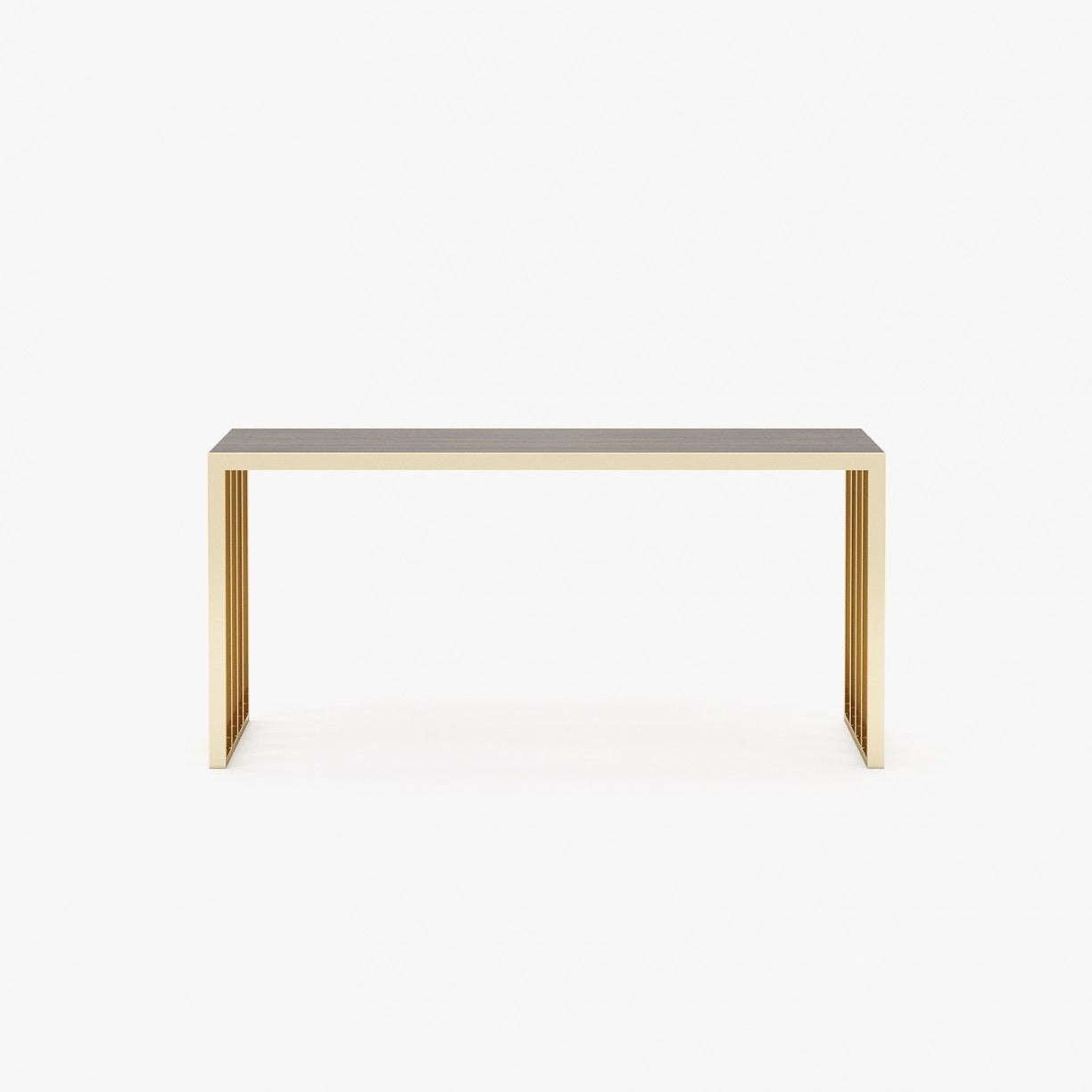 Laskasas KAMPALA Desk Smoked Eucalyptus Veneer Matte - Araco Interiors