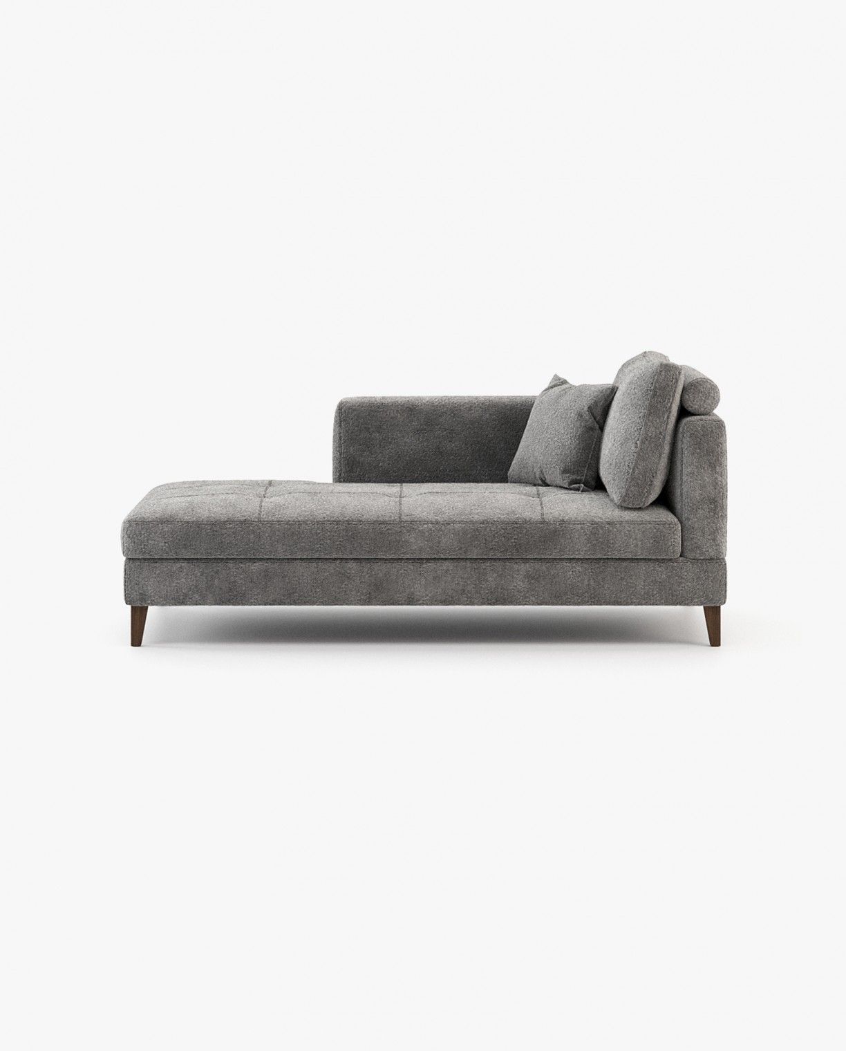 Laskasas KARIN Chaise Longue Dom Gris Nuage - Araco Interiors