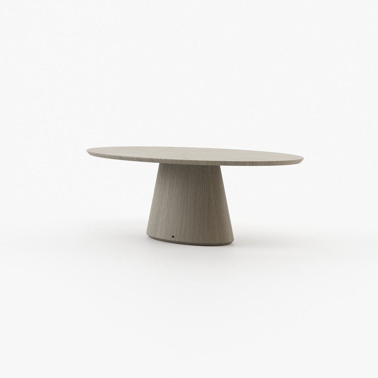 Laskasas KELLY Dining & Bar Table Aged Oak Veneer Matte - Araco Interiors