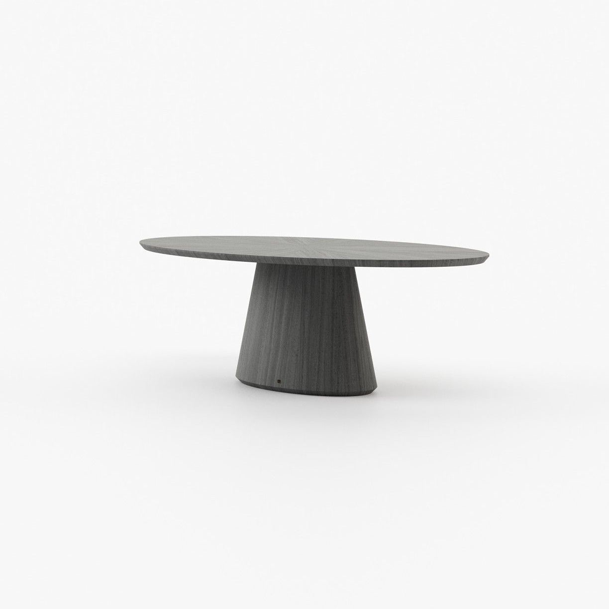 Laskasas KELLY Dining & Bar Table Grey Eucalyptus Veneer Matte - Araco Interiors