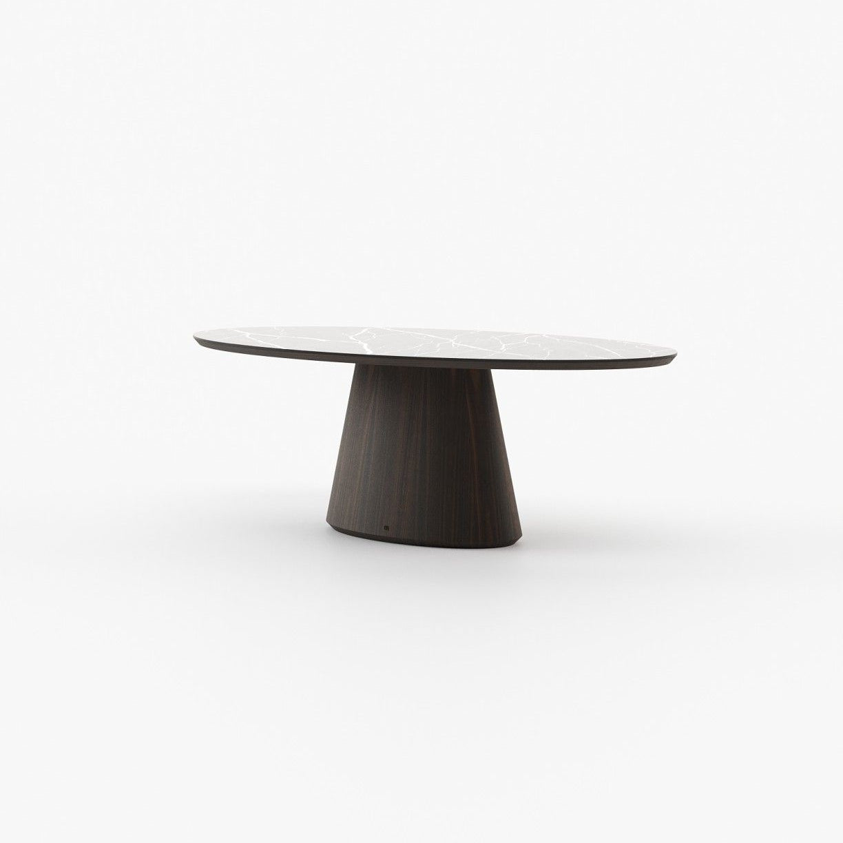 Laskasas KELLY Dining & Bar Table Smoked Eucalyptus Veneer Matte - Araco Interiors