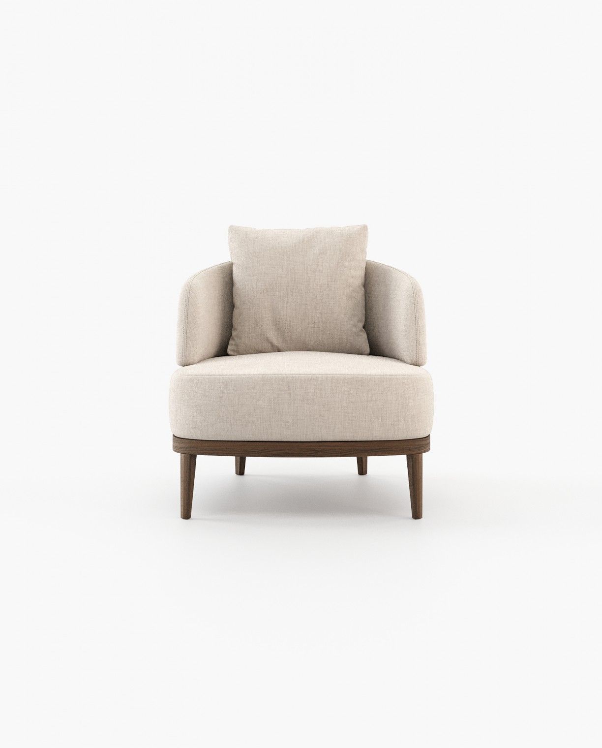 Laskasas KEROS Armchair Xangai White - Araco Interiors