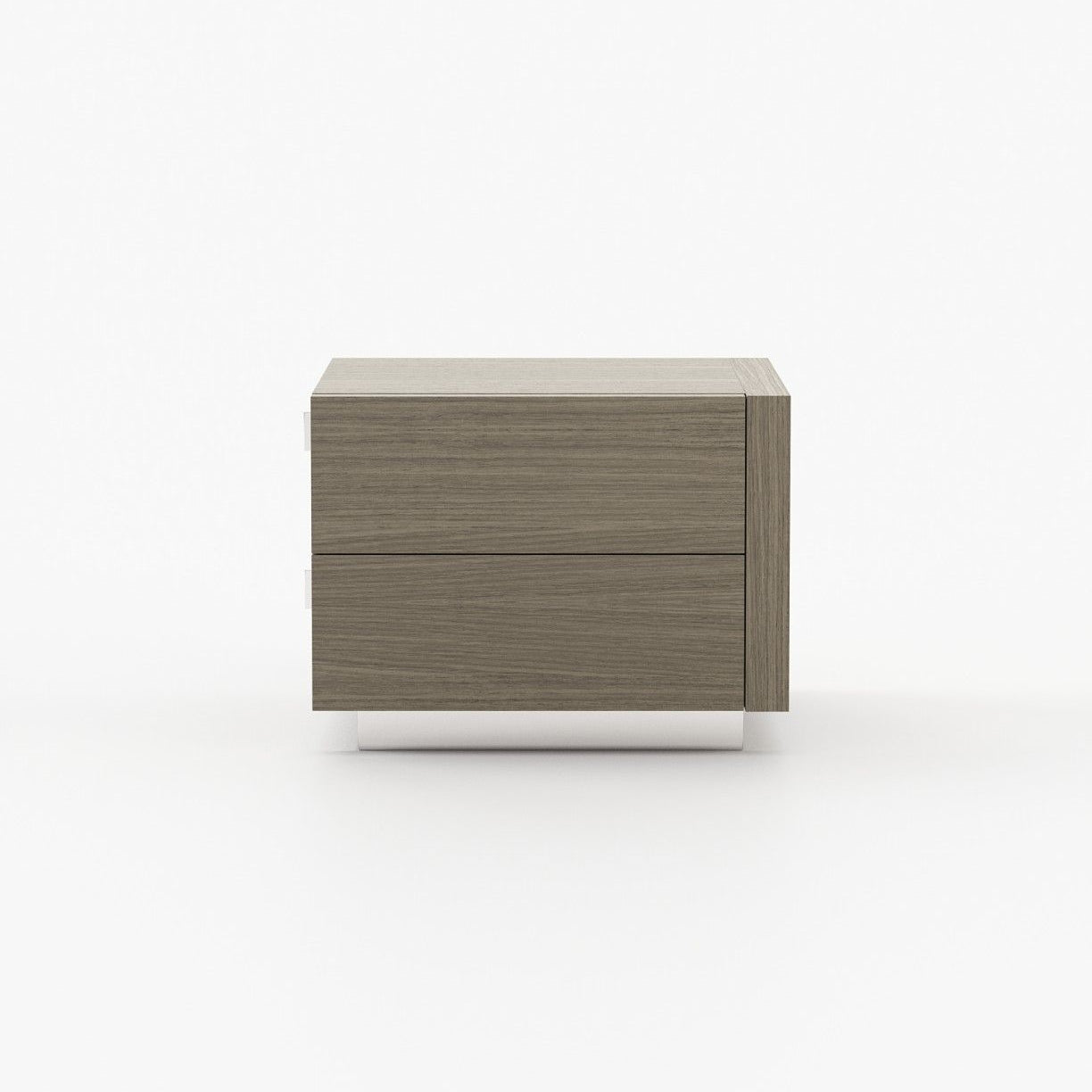 Laskasas KIRA Bedside Cabinet & Table Aged Oak Veneer Matte - Araco Interiors
