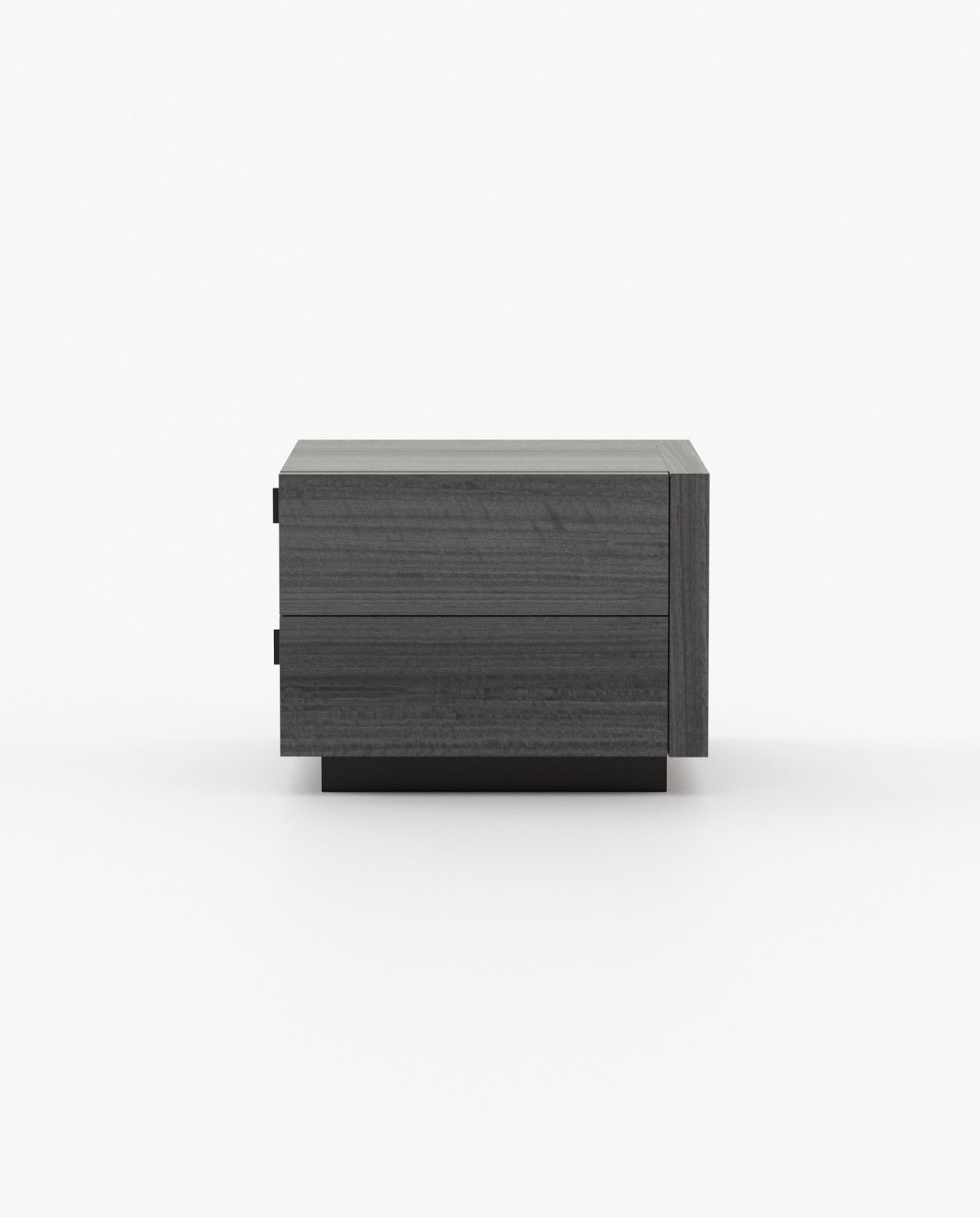 Laskasas KIRA Bedside Cabinet & Table Grey Eucalyptus Veneer Matte - Araco Interiors