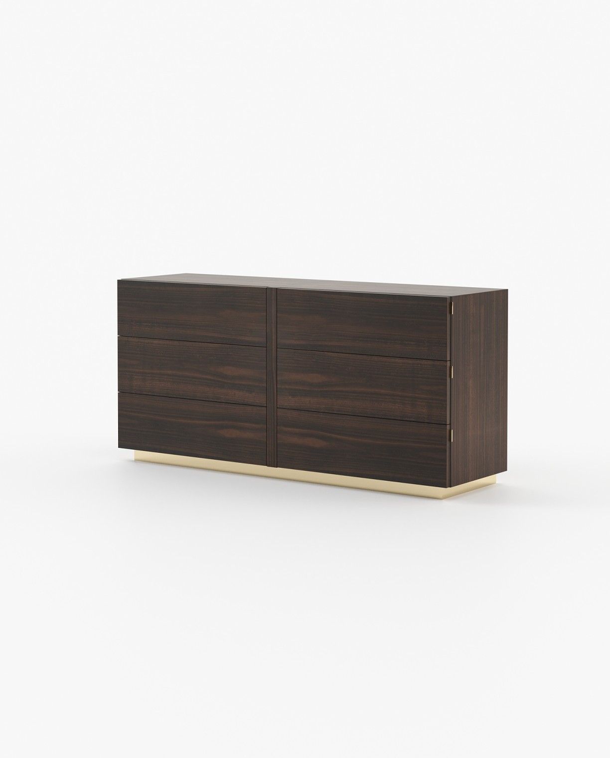 Laskasas KIRA Set of 6 Chest of Drawers Smoked Eucalyptus Veneer Matte - Araco Interiors