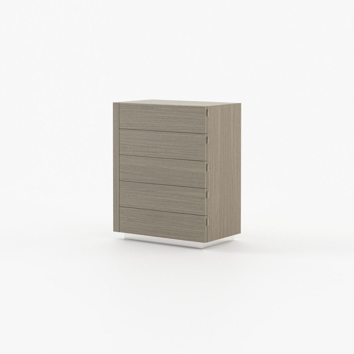 Laskasas KIRA Tallboy Chest of Drawers Aged Oak Veneer Matte - Araco Interiors