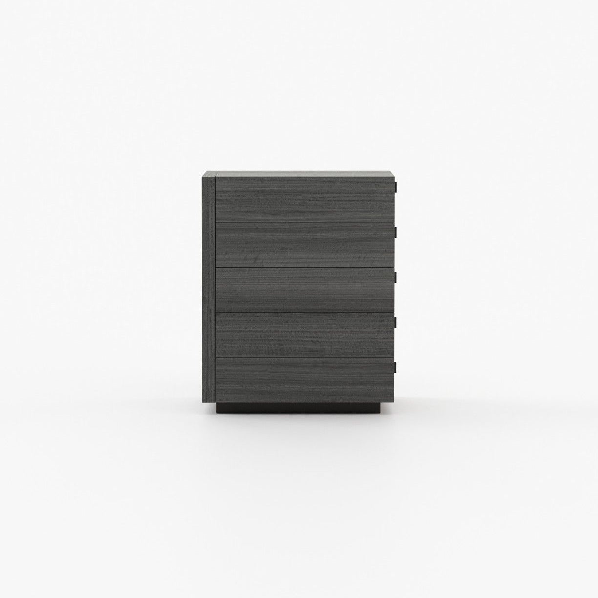 Laskasas KIRA Tallboy Chest of Drawers Grey Eucalyptus Veneer Matte - Araco Interiors