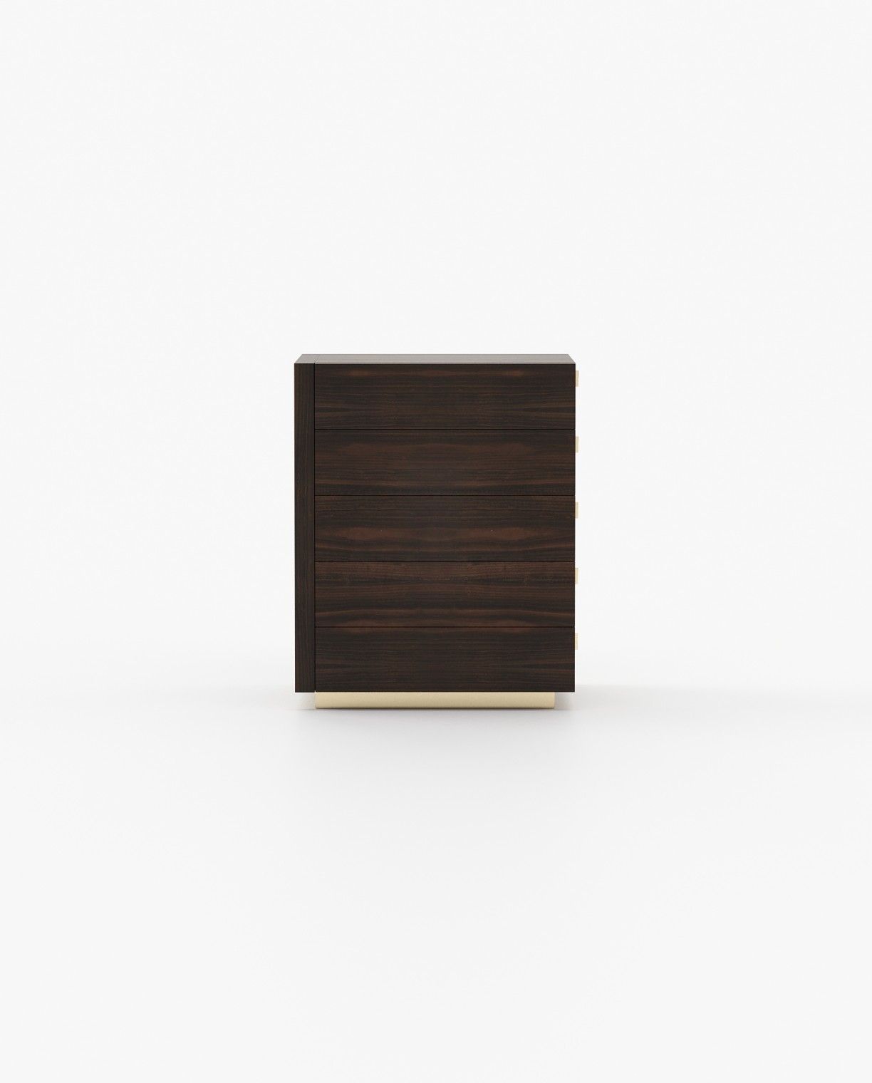 Laskasas KIRA Tallboy Chest of Drawers Smoked Eucalyptus Veneer Matte - Araco Interiors