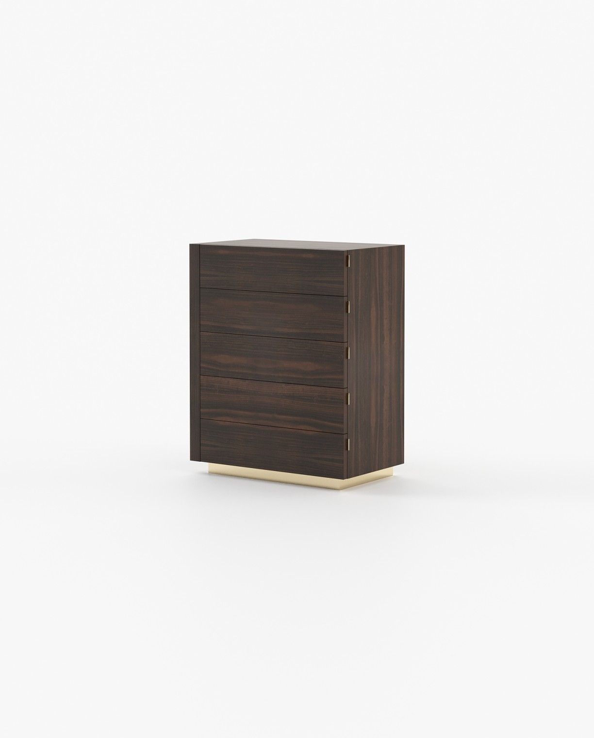 Laskasas KIRA Tallboy Chest of Drawers Smoked Eucalyptus Veneer Matte - Araco Interiors