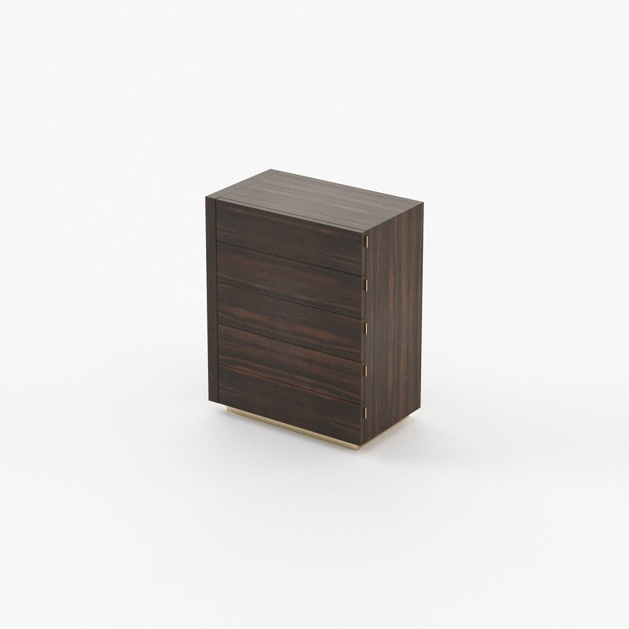 Laskasas KIRA Tallboy Chest of Drawers Smoked Eucalyptus Veneer Matte - Araco Interiors