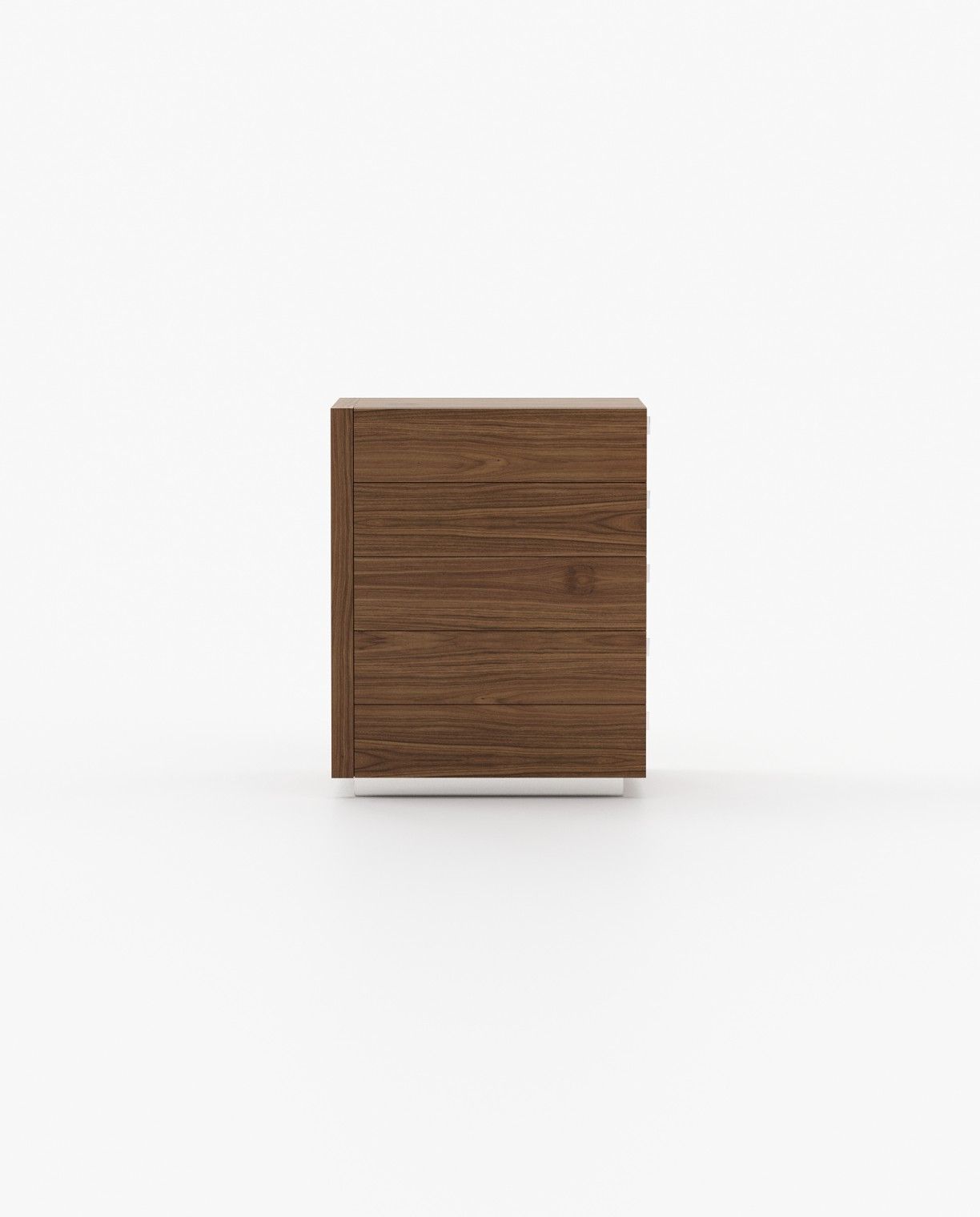 Laskasas KIRA Tallboy Chest of Drawers Walnut Veneer Matte - Araco Interiors