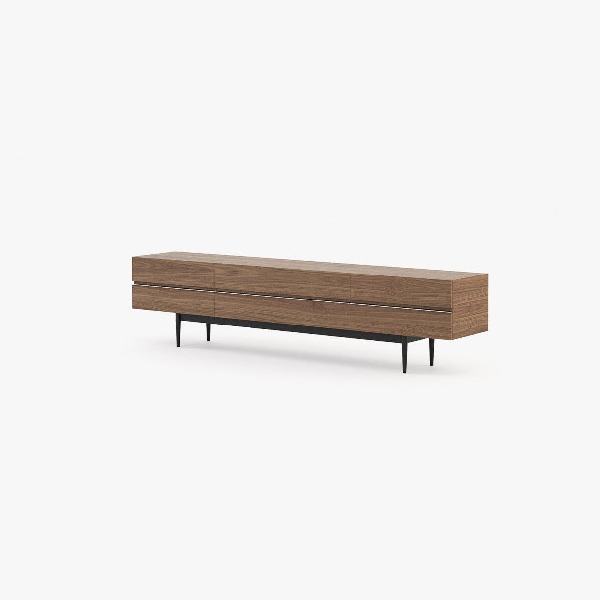 Laskasas LAGOS Media Unit Walnut Veneer Matte - Araco Interiors