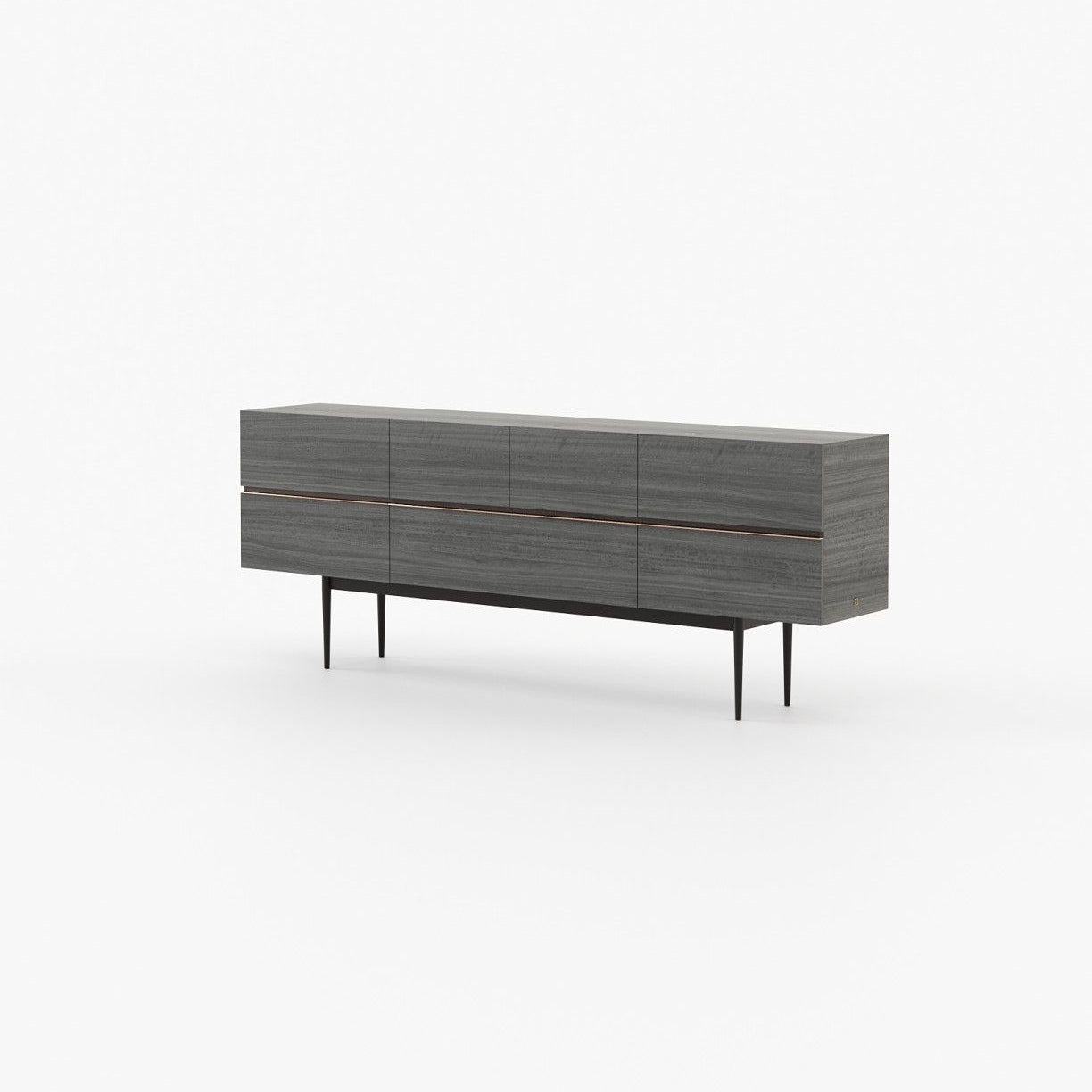 Laskasas LAGOS Sideboard Grey Eucalyptus Veneer Matte - Araco Interiors