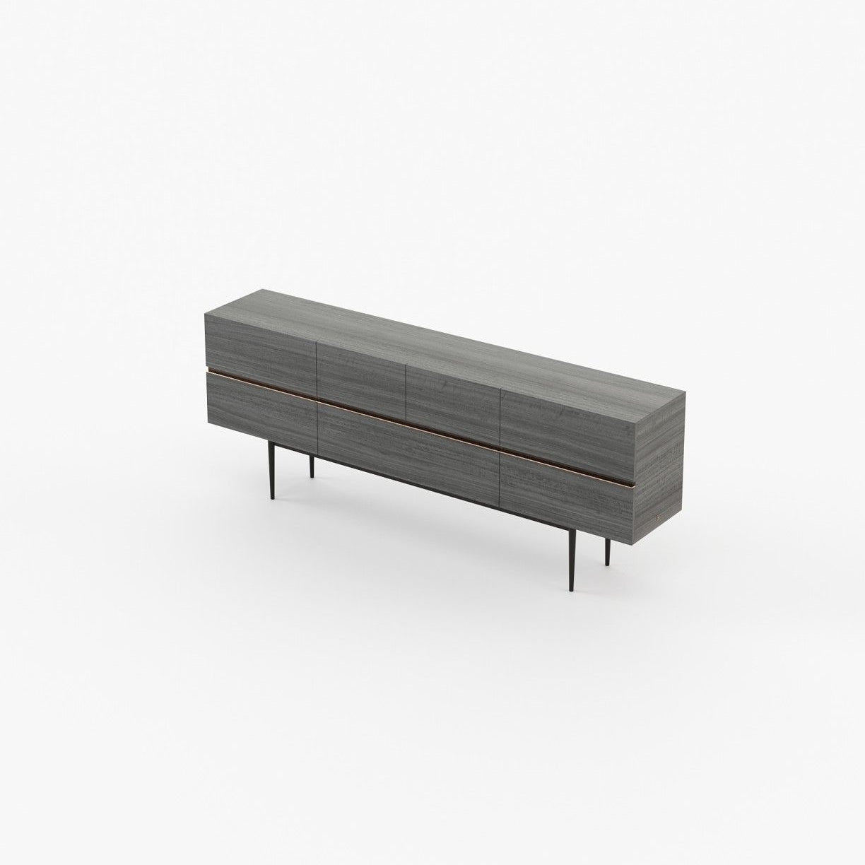 Laskasas LAGOS Sideboard Grey Eucalyptus Veneer Matte - Araco Interiors