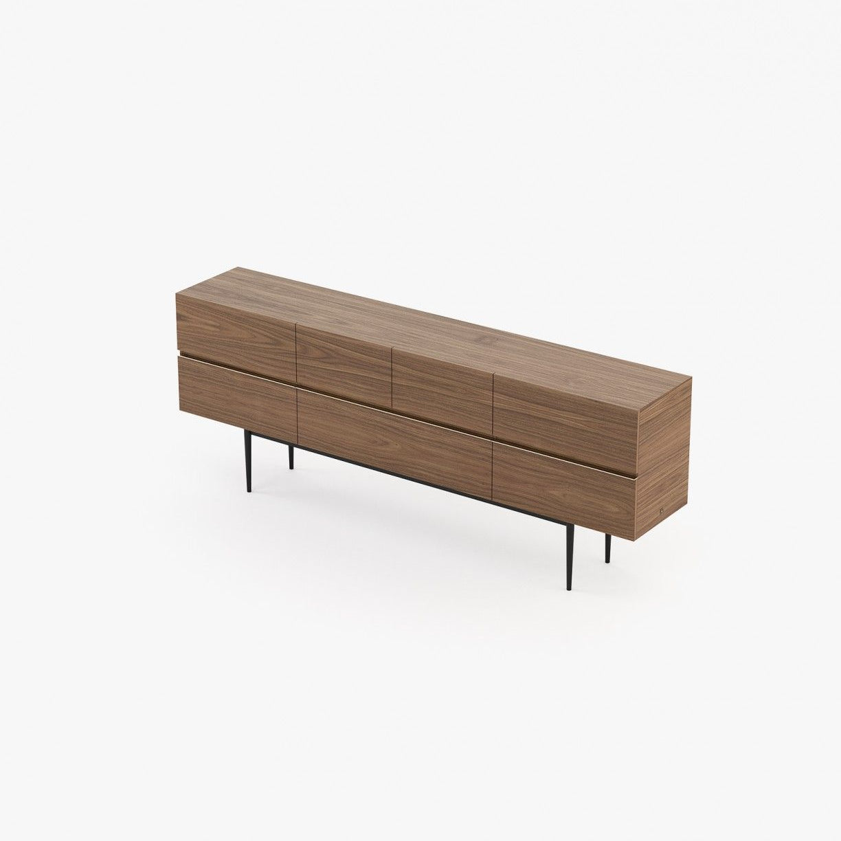 Laskasas LAGOS Sideboard Walnut Veneer Matte - Araco Interiors