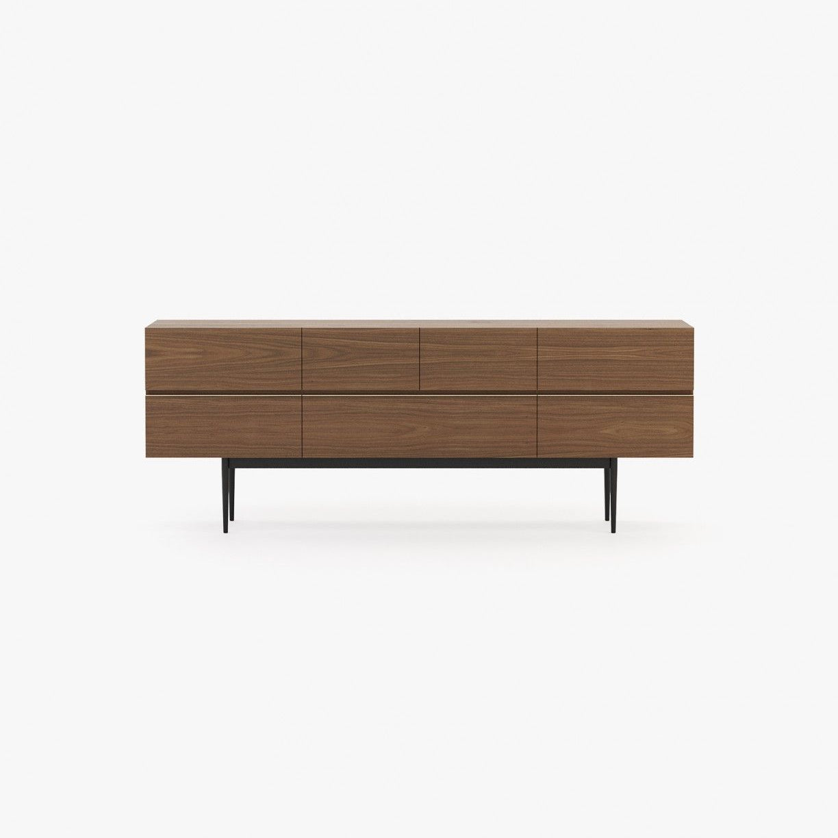 Laskasas LAGOS Sideboard Walnut Veneer Matte - Araco Interiors
