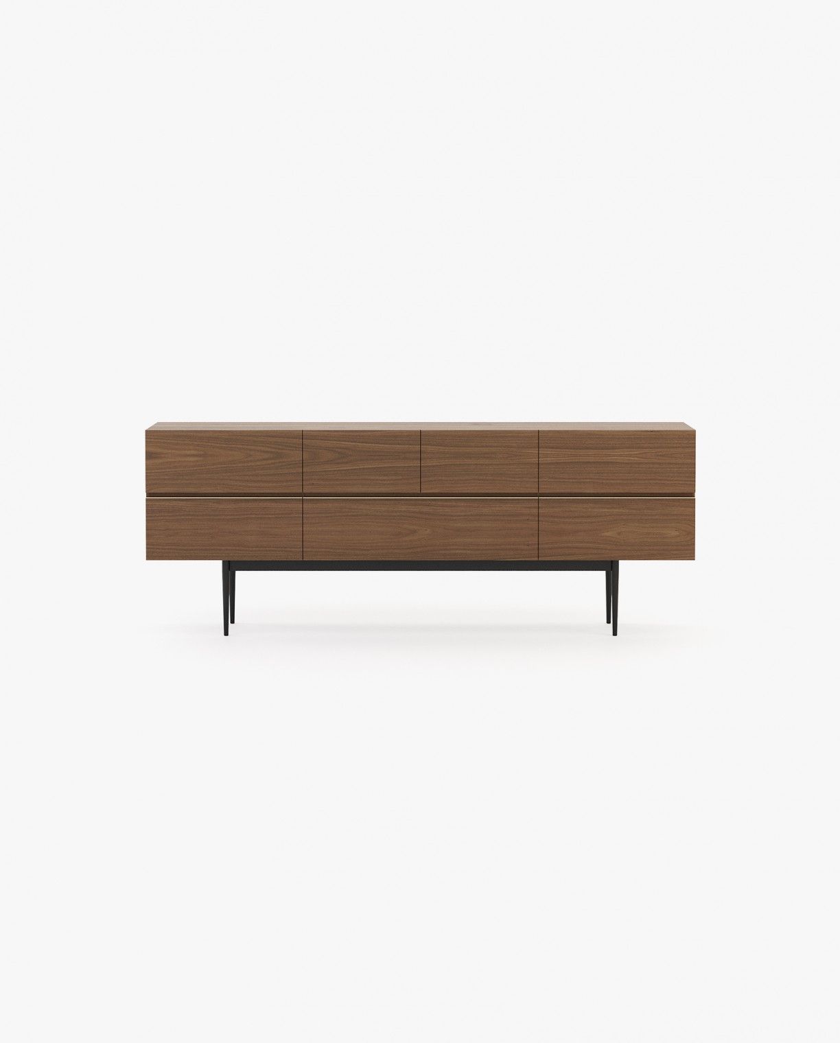 Laskasas LAGOS Sideboard Walnut Veneer Matte - Araco Interiors