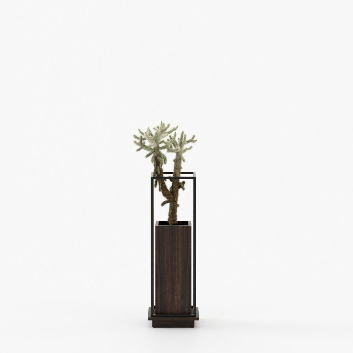 Laskasas LANIE Planter & Pot Smoked Eucalyptus Veneer Matte - Araco Interiors