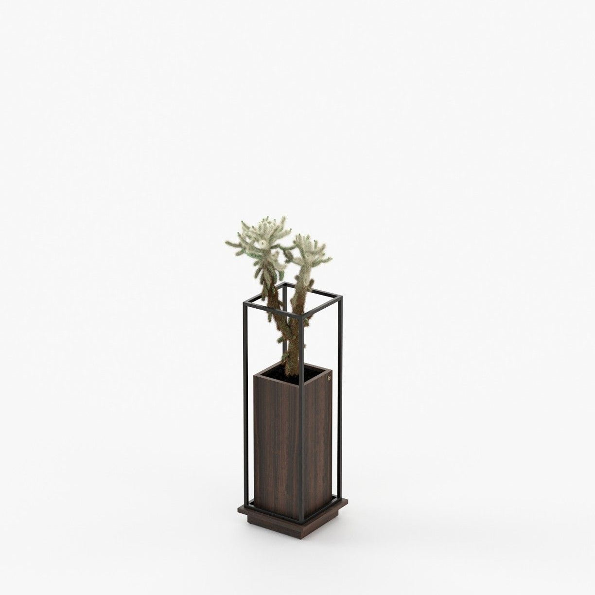 Laskasas LANIE Planter & Pot Smoked Eucalyptus Veneer Matte - Araco Interiors