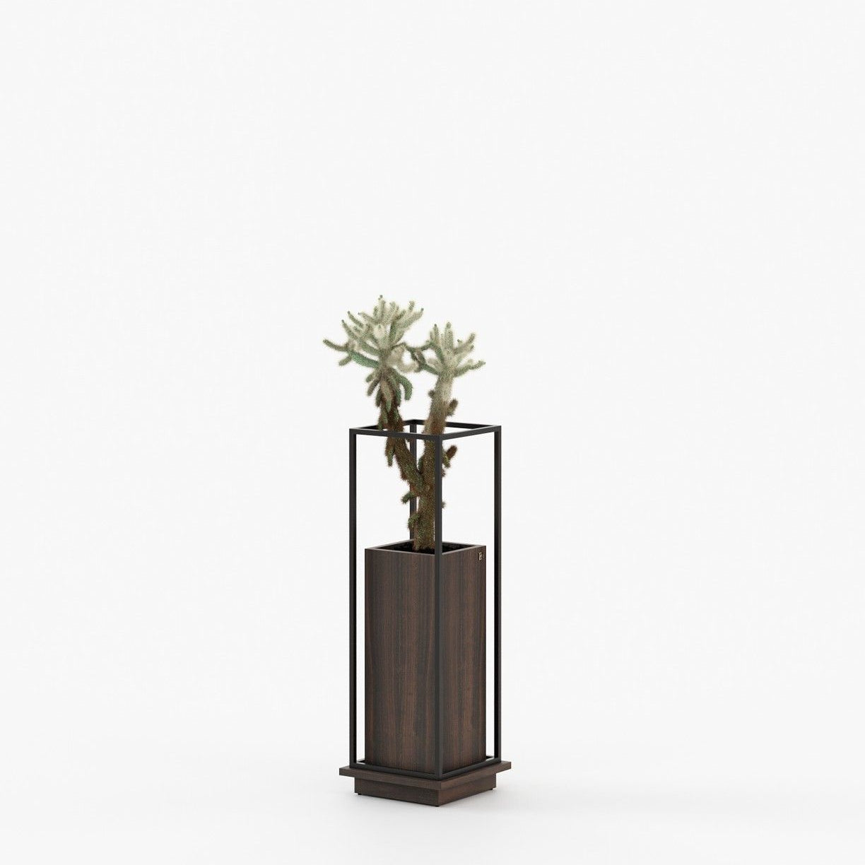 Laskasas LANIE Planter & Pot Smoked Eucalyptus Veneer Matte - Araco Interiors