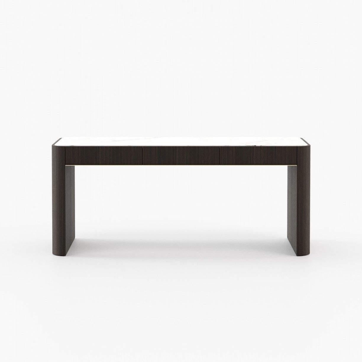 Laskasas LARSON Desk Smoked Eucalyptus Veneer Matte - Araco Interiors