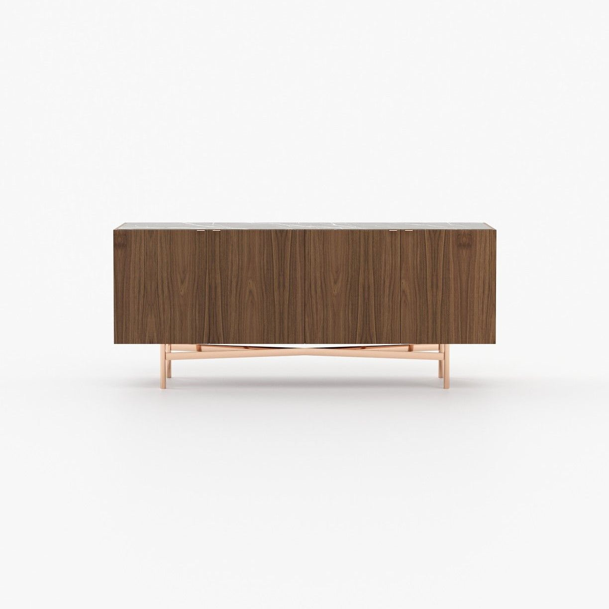Laskasas LEWIS Sideboard Walnut Veneer Matte - Araco Interiors