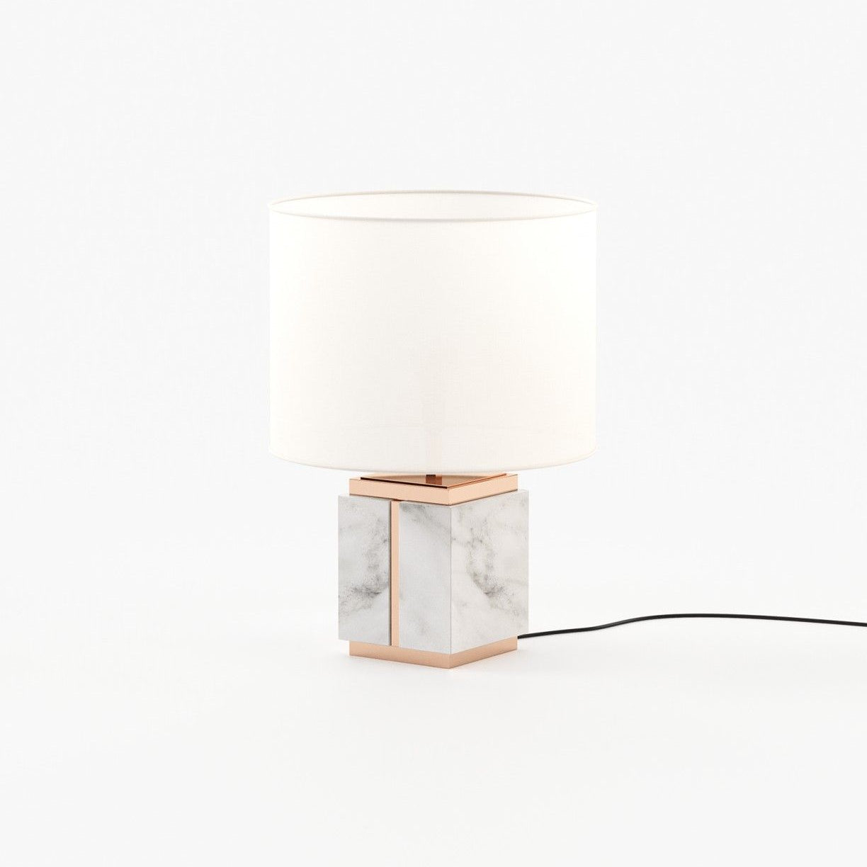 Laskasas LITTLE Table & Desk Lamp Carrara Marble - Araco Interiors