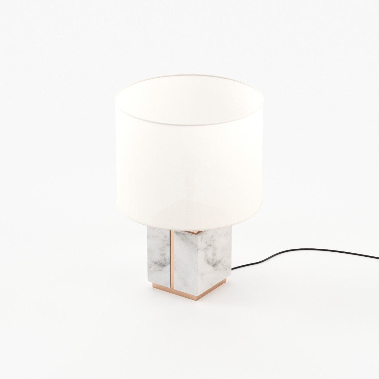 Laskasas LITTLE Table & Desk Lamp Carrara Marble - Araco Interiors